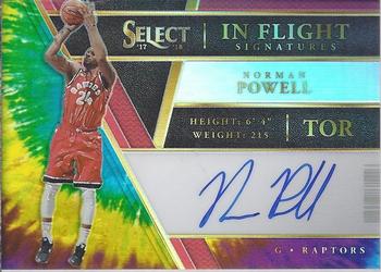 2016-17 Panini Select - In Flight Signatures Tie-Dye Prizms #6 Norman Powell Front