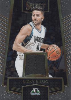 2016-17 Panini Select - Select Swatches #51 Ricky Rubio Front