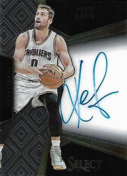 2016-17 Panini Select - Signatures #26 Kevin Love Front