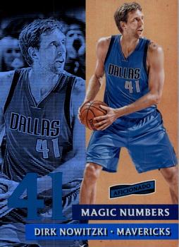 2016-17 Panini Aficionado - Magic Numbers #7 Dirk Nowitzki Front