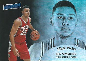 2016-17 Panini Aficionado - Slick Picks #1 Ben Simmons Front