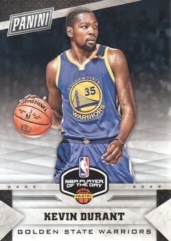 2016-17 Panini NBA Player of the Day #1 Kevin Durant Front