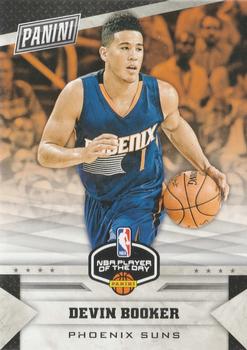 2016-17 Panini NBA Player of the Day #9 Devin Booker Front