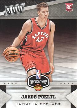 2016-17 Panini NBA Player of the Day #33 Jakob Poeltl Front