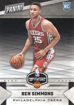 2016-17 Panini NBA Player of the Day #40 Ben Simmons Front