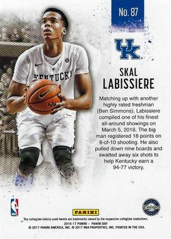 2016-17 Panini Day - Cracked Ice #87 Skal Labissiere Back