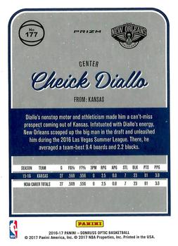 2016-17 Donruss Optic - Holo #177 Cheick Diallo Back