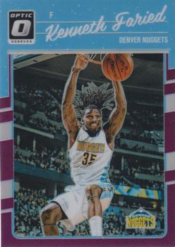 2016-17 Donruss Optic - Purple #86 Kenneth Faried Front
