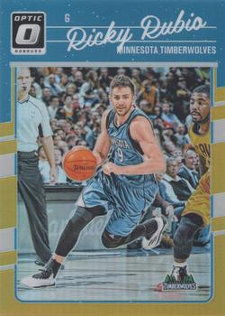 2016-17 Donruss Optic - Gold #127 Ricky Rubio Front