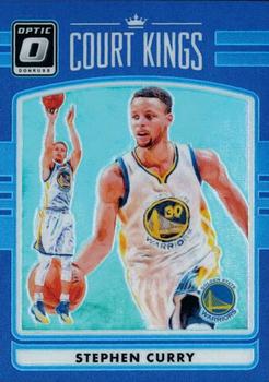2016-17 Donruss Optic - Court Kings Blue #2 Stephen Curry Front