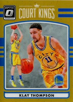 2016-17 Donruss Optic - Court Kings Gold #20 Klay Thompson Front