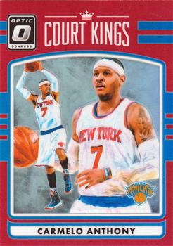 2016-17 Donruss Optic - Court Kings Red #12 Carmelo Anthony Front