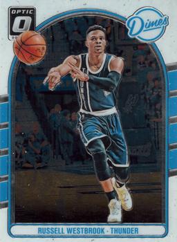 2016-17 Donruss Optic - Dimes #5 Russell Westbrook Front