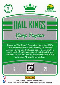 2016-17 Donruss Optic - Hall Kings #5 Gary Payton Back