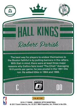 2016-17 Donruss Optic - Hall Kings #22 Robert Parish Back