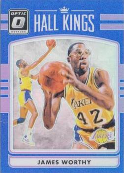 2016-17 Donruss Optic - Hall Kings Blue #23 James Worthy Front
