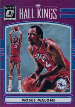 2016-17 Donruss Optic - Hall Kings Purple #26 Moses Malone Front