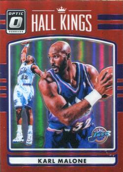 2016-17 Donruss Optic - Hall Kings Red #12 Karl Malone Front