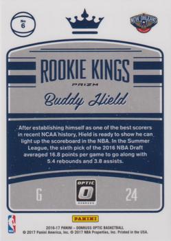 2016-17 Donruss Optic - Rookie Kings Holo #6 Buddy Hield Back