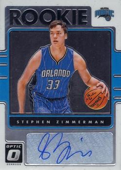 2016-17 Donruss Optic - Rookie Signatures #27 Stephen Zimmerman Front