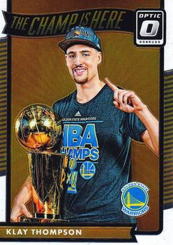 2016-17 Donruss Optic - The Champ is Here #4 Klay Thompson Front