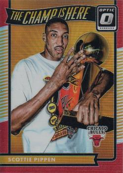 2016-17 Donruss Optic - The Champ is Here Red #13 Scottie Pippen Front