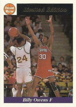 1991 Front Row Billy Owens 15 Cards #4 Billy Owens Front