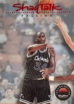1995 SkyBox Shaquille O'Neal Commemorative Sheet Singles #S1 Shaquille O'Neal Front