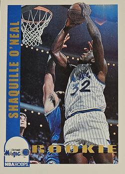 1995 SkyBox Shaquille O'Neal Commemorative Sheet Singles #S12 Shaquille O'Neal Front