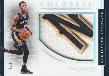 2016-17 Panini National Treasures - Colossal Materials Super Prime #33 Tim Frazier Front