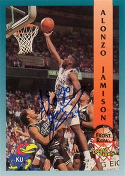 1992 Front Row Draft Picks - Signature Series #32 Alonzo Jamison Front