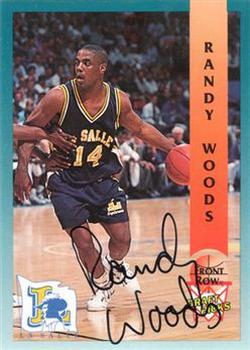 1992 Front Row Draft Picks - Signature Series #78 Randy Woods Front