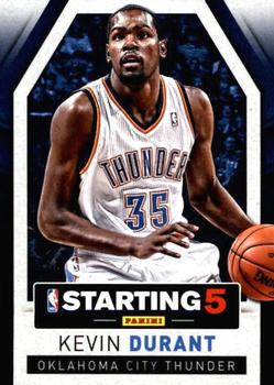 2013-14 Panini Starting Five #2 Kevin Durant Front