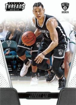 2016-17 Panini Threads #6 Jeremy Lin Front