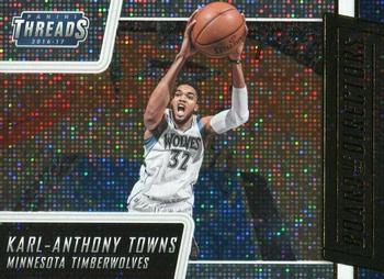 2016-17 Panini Threads - Board of Directors Century Proof Dazzle #10 Karl-Anthony Towns Front