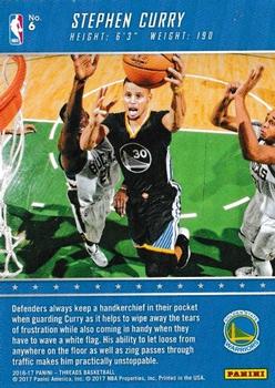2016-17 Panini Threads - Floor Generals Century Proof Red #6 Stephen Curry Back
