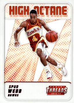 2016-17 Panini Threads - High Octane Century Proof Red #3 Spud Webb Front