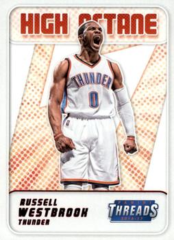 2016-17 Panini Threads - High Octane Century Proof Red #4 Russell Westbrook Front