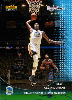 2016-17 Panini Instant NBA - Blue #396 Kevin Durant Front