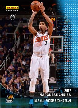 2016-17 Panini Instant NBA - Blue #419 Marquese Chriss Front