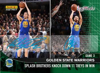 2016-17 Panini Instant NBA - Green #402 Klay Thompson / Stephen Curry Front