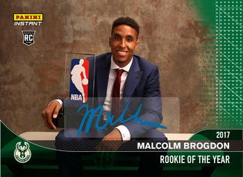 2016-17 Panini Instant NBA - Green #410 Malcolm Brogdon Front