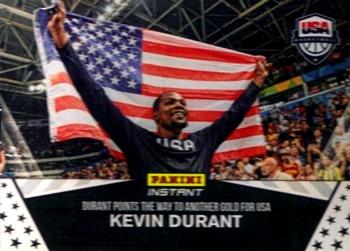 2016-17 Panini Instant NBA - Team USA Black #USA-8 Kevin Durant Front
