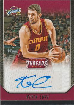 2016-17 Panini Threads - Autographs #23 Kevin Love Front
