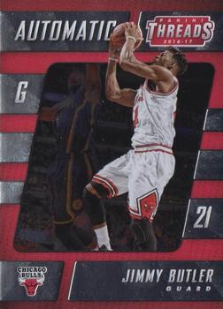2016-17 Panini Threads - Automatic #10 Jimmy Butler Front