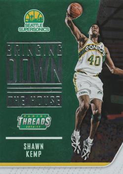 2016-17 Panini Threads - Bringing Down the House #11 Shawn Kemp Front