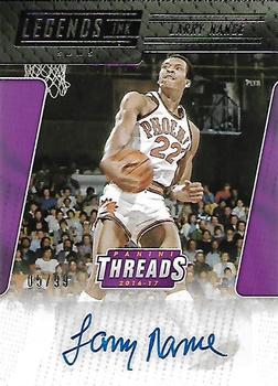 2016-17 Panini Threads - NBA Legends Ink #26 Larry Nance Front