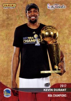 2016-17 Panini Instant NBA - Golden State Warriors 2017 Finals Championship Set Red #C5 Kevin Durant Front