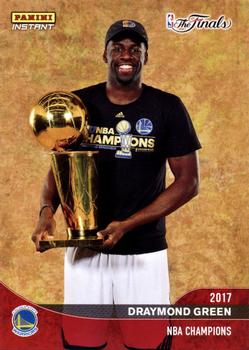 2016-17 Panini Instant NBA - Golden State Warriors 2017 Finals Championship Set Red #C6 Draymond Green Front