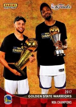 2016-17 Panini Instant NBA - Golden State Warriors 2017 Finals Championship Set Red #C23 NBA Champions Front